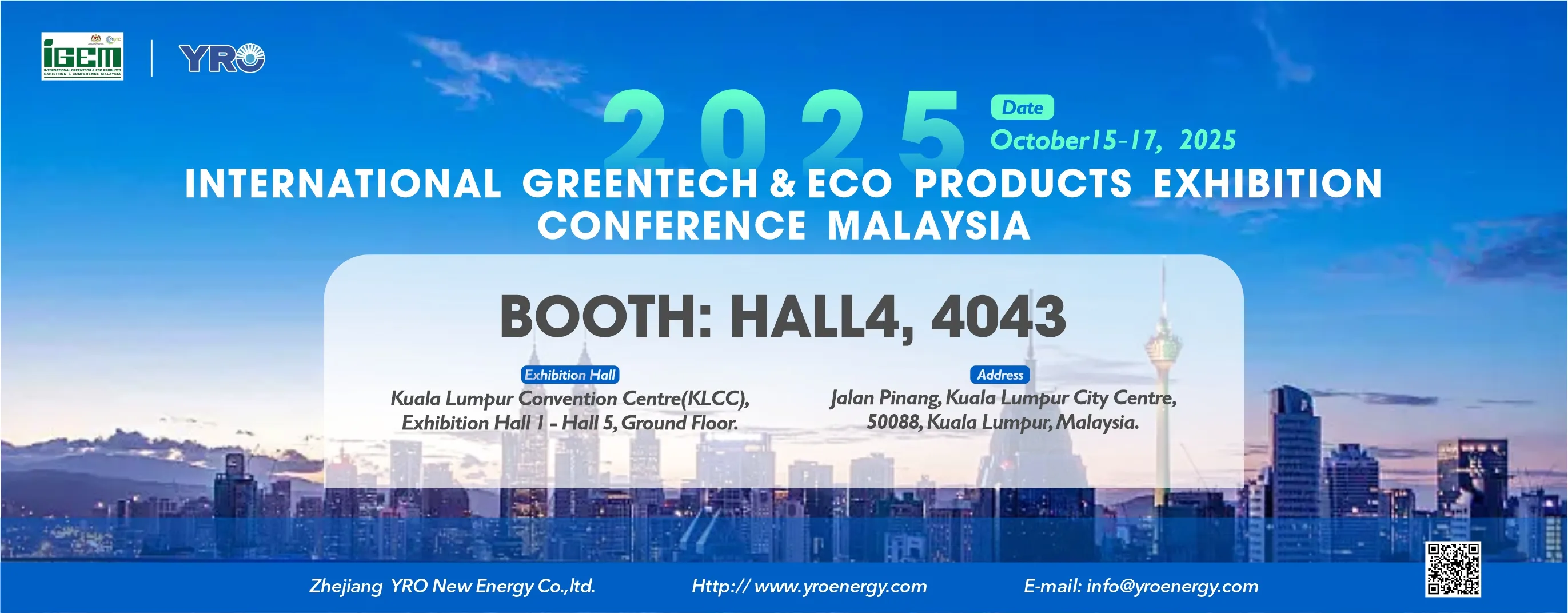 Spotkaj się na wystawie w Malezji 15 października