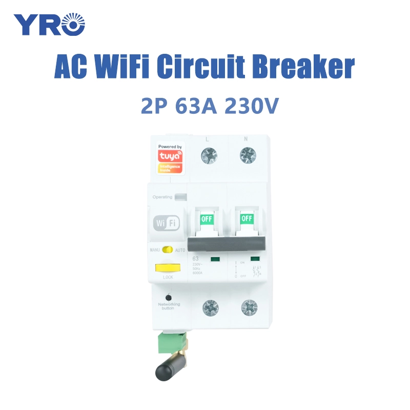 63a 2p 230V WIFI AC wyłącznik AC