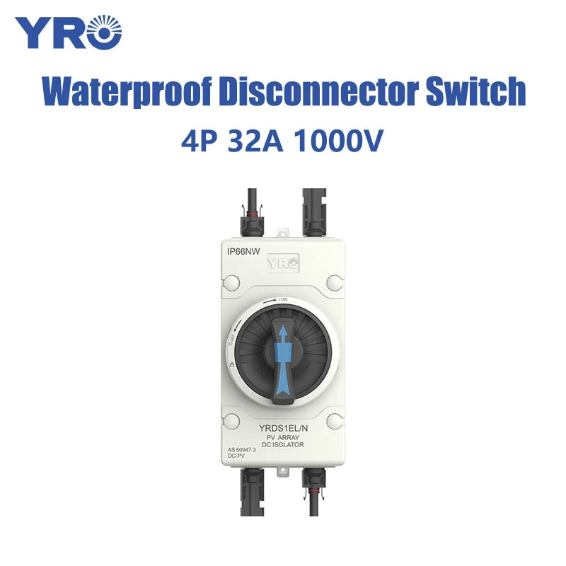 IP66 4P 32A 1000V TOP na dole